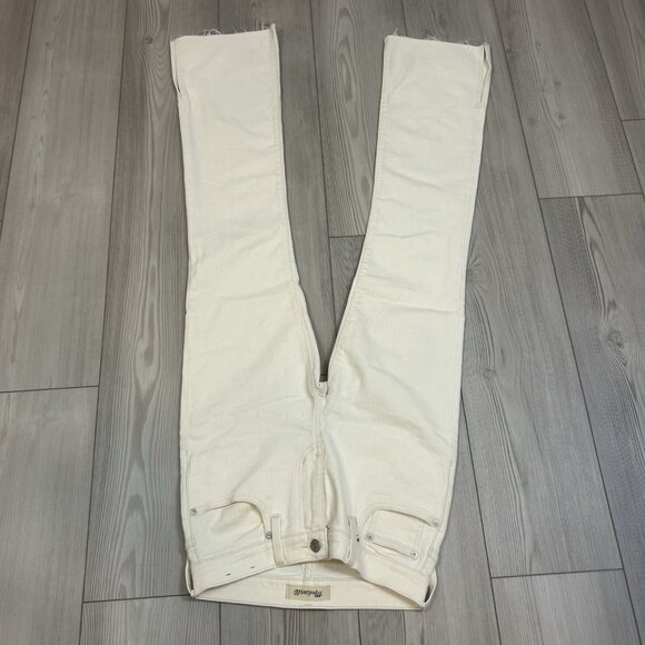 NWT Madewell Size 25 Kick Out Full-Length Jeans Vintage Canvas N0641 - Picture 13 of 16